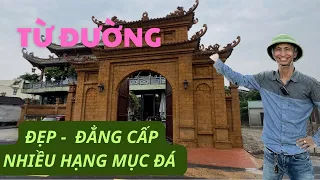 Nhà thờ họ | Từ đường | Kết hợp giữa đá và gỗ cực hoành tráng | Đá mỹ nghệ Ngọc Lâm