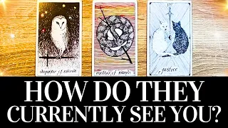 PICK A CARD 👀❤️ HOW DO THEY CURRENTLY SEE YOU? 🔮 WHAT THEY TRULY THINK OF YOU? ❤️ 👀 Tarot Reading 🔮