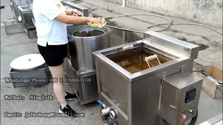 F Semi-Automatic Frozen French Fries Line Small Scale French Fries Half Fried Potatoes Machine