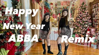 Happy New Year ABBA Remix- Line Dance | Choreo By Vicky & Che Che ( The Angels Line of New Jersey )