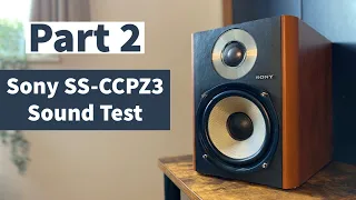 Sony SS-CCPZ3 Speakers - Treble Test (Part 2)