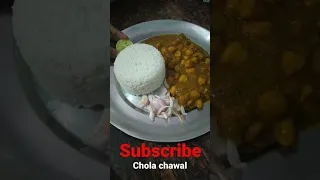 Sunday recipe#chole chawal#delicious