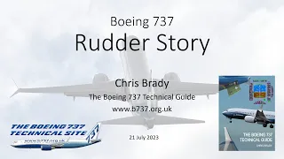 737 Rudder Story