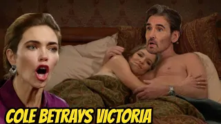 Shock ! Cole betrayed Victoria's feelings and went to bed with Diane Young And The Restless Spoilers