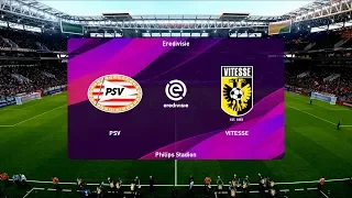 PSV Eindhoven vs Vitesse | 2019-20 Eredivisie | PES 2020