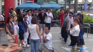 WEDDING PROPOSAL BY LPP MOB DANCERS