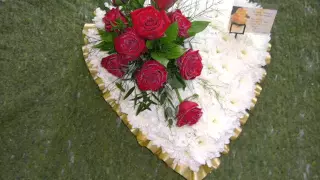 Funeral Flowers Heart Designs | Flower Hearts Collection