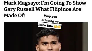 So now it’s ok to Talk about RACE ? Mark magsayo vs Gary russel jr FBA vs Philippino