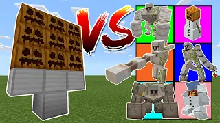 MEME GOLEM vs ALL Snow and Iron Golems