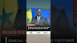 #BREAKINGNEWS - SENEGAL: Macky Sall has postpones this month presidential election
