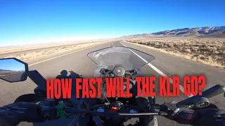 2022 Kawasaki KLR | Top Speed