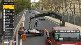 F1 Haas Crashes 2018