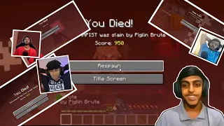 22 MINECRAFT MALAYALAM YOUTUBERS  DEATH COMPATITION