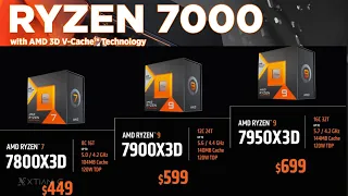 The Fastest CPU in the WORLD - RYZEN 7950X3D, 7900X3D and 7800X3D Pricing & Availability #technews