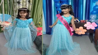 elsa dress srug|| DIY elsa dress||Making an ELSA Dress||Frozen 2||DIY Frozen Elsa Theme