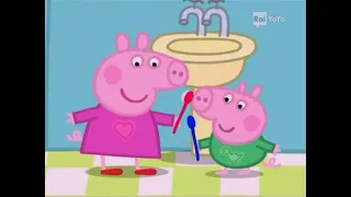 Итальянский язык по мультфильмам с субтитрами (ITA-RUS) Peppa Pig. Le scarpe nuove (S01 E19)
