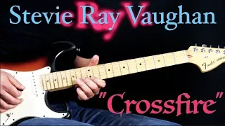 Stevie Ray Vaughan - "Crossfire" - Blues Rock Guitar Lesson w/Tabs (excerpt)