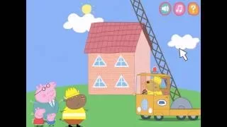 Игры Свинки Пеппы Папа Свин Строим дом ◄ Игры для детей / Game Peppa Pigs