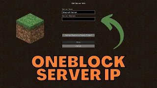 Minecraft OneBlock Server IP Address