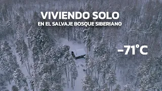 20 años Viviendo Solo en el Salvaje Bosque Siberiano | -71°C, Yakutia