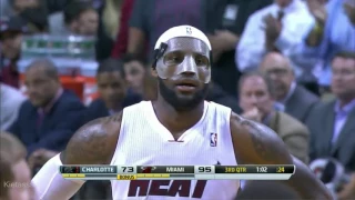 Lebron James Drops 61 points vs Bobcats   Full Highlights 2014 03 03