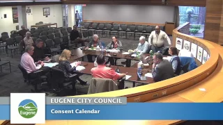 Eugene City Council Wednesday Work Session: January 25, 2017