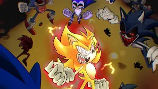 fleetway vs sonic.exe AMV skillet monster