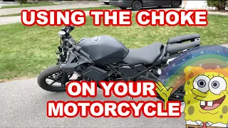 HOW TO USE THE CHOKE ON YOUR MOTORCYCLE | STARTING YOUR BIKE DURING COLD WEATHER