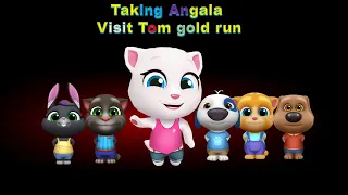 My Talking tom Friends~ Talking Angala  visit tom gold run