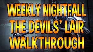 Weekly Nightfall Strike - The Devils' Lair - Easy Peasy - 01/13/2015 (Destiny Walkthrough Guide)