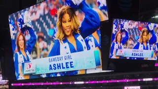 Dallas Cowboys Cheerleaders Gameday Girl Ashlee 12/4/22 vs Indianapolis Colts