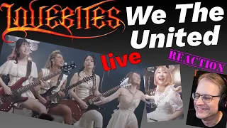 Lovebites - We The United - live from Knockin' At Heaven's Gate Part II - reaction