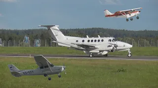 *B200, Savannah VG* Plane spotting at Tartu Airport, 19.07.2023