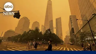 Canada wildfires brings hazardous air to northeast US