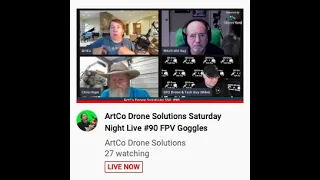 Live Stream Invitation: (Artco Drone Solutions)