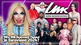 🇫🇮 UMK 2024 - Reaction to all 7 songs | Finland in Eurovision 2024