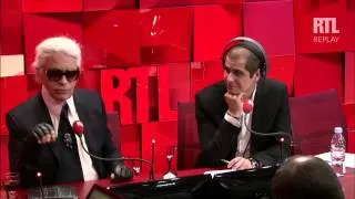 Karl Lagerfeld invité d'A la bonne heure du Mardi 29 Septembre 2015 - partie 2 - RTL - RTL