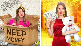 RICH STUDENTS VS BROKE STUDENTS || Funny Situations In Real Life by 123 GO!