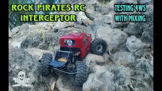 Rock Pirates RC Interceptor Build Testing The 4WS With Mixing