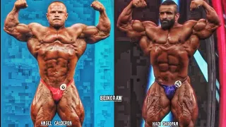 Hadi Choopan (OPEN) VS Angel Calderon Frias (212) Physique Comparison at Mr. Olympia 2023