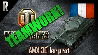 ► World of Tanks - Teamwork: AMX 30 1er prototype [15 kills, 11296 dmg]