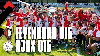 Feyenoord O15 KAMPIOEN na KRANKZINNIGE COMEBACK | Highlights Feyenoord O15 - Ajax O15