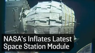 Watch NASA Blow Up An Inflatable Space Station Module