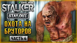 МНЕ НУЖНЫ ТВОИ КОСТИ! ОХОТА НА БРУТОРОВ! | Stalker Online Stay Out ☢️ | (часть 4)