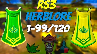 RS3 1-99/120 Herblore guide 2023