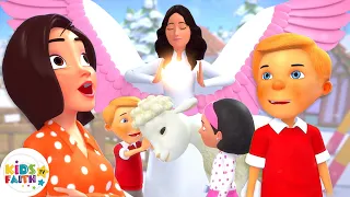 The First Noel with Lyrics | Christmas Song & Carols | Kids Faith TV