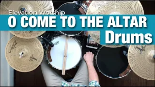 O Come to the Altar | Elevation Worship drum tutorial + guide (radio version)