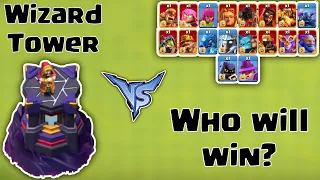 Wizard Tower vs Super powerful troops || Clash of clans || Neon gaming 007 #gaming #clashofclans