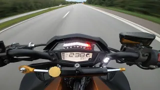 Kawasaki z1000 Highway Top Speed (short)