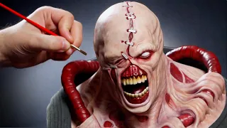 Nemesis Sculpture Timelapse - Resident Evil